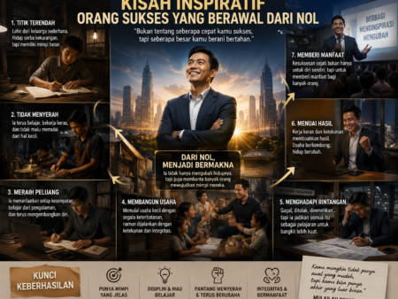 Kisah Inspiratif Orang Sukses yang Berawal dari Nol
