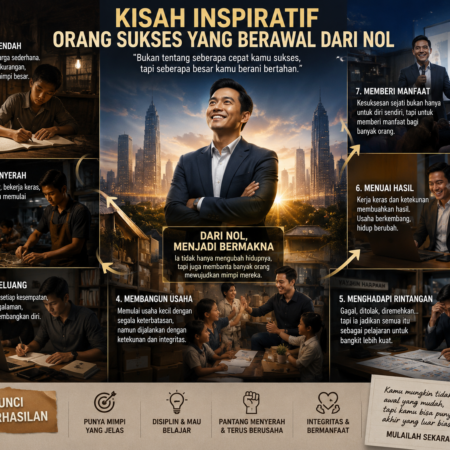 Kisah Inspiratif Orang Sukses yang Berawal dari Nol